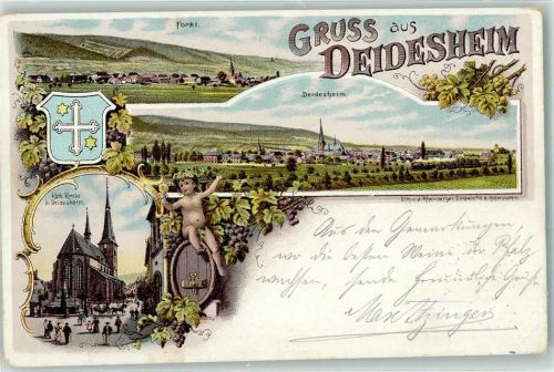 Deidesheim 1900 Kath. Kirche
