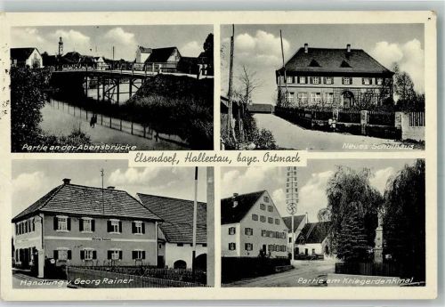 Elsendorf WK II Handlung Rainer Am Kriegerdenkmal Maibaum Schule An der Abensbrücke