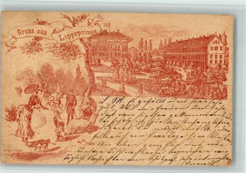 Bad Lippspringe Vorläufer 1887 sehr selten