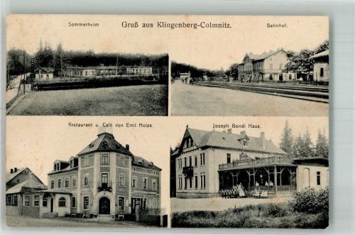 Klingenberg Sommerheim Bahnhof Gasthaus-Cafe Holze JosephBondi-Haus