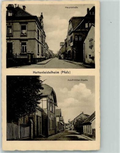 Hettenleidelheim Hauptstraße Adolf Hitler-Straße WK II