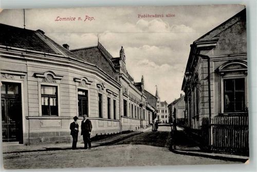 Lomnice nad Popelkou 1907 Strasse Podebradova ulice