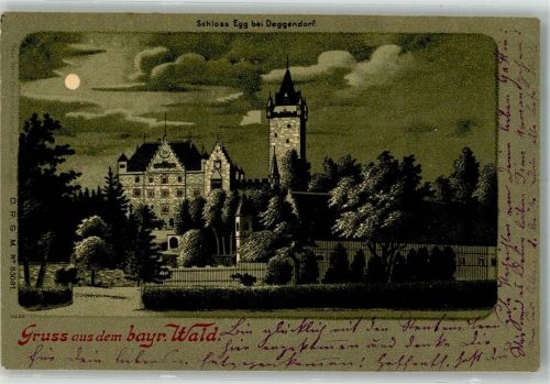 Deggendorf 1899 Adelskorrespondenz Schloss Egg