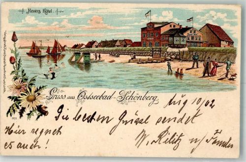 Schönberg 1902 Strand Hotel Heuer