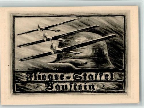 Flieger Staffel Baustein Stahlhelm Flugzeug Spende Flugwesen WK II BOAKC