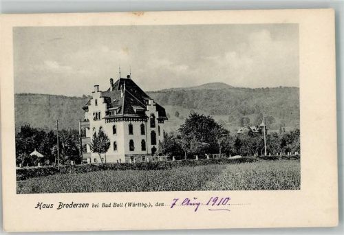 Bad Boll 1910 Haus Brodersen
