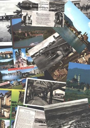 Bad Säckingen Lot mit 25 div AK