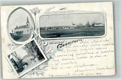 Chrudim 1898 Kirche Chroustowitz