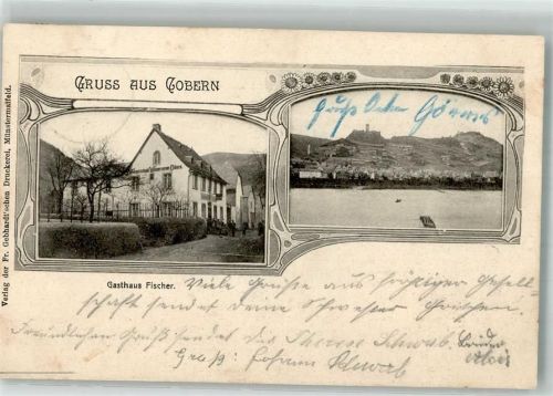 Kobern 1904 Gasthaus Fischer