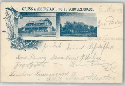 64283 W6100 Eberstadt 1899 - Hotel Schweizerhaus