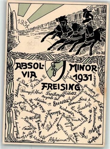 Freising Absolvia Minor 1931 Wappen Pennälerverbindung
