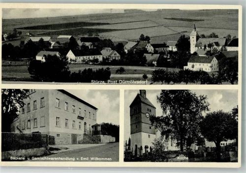 Stürza Bäckerei Emil Willkommen Dorfkirche