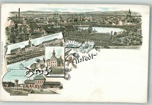 Allstedt Rathaus Bahnhof Schloss Allstedt