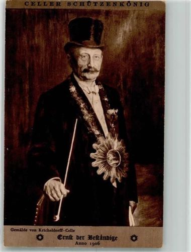 Celle Celler-Schützen Könige Ernst der Beständige anno 1906 Gemälde von Kirchdorf