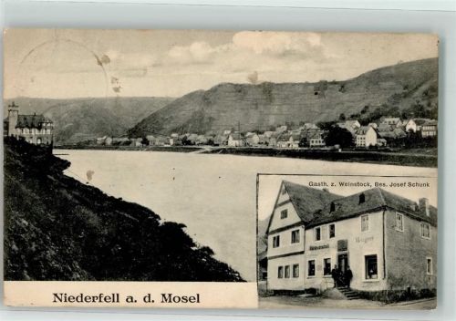 Niederfell 1915 Mosel Gasthaus zum Weinstock