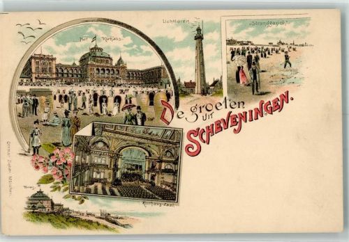 Scheveningen Leuchtturm Hotel Kurhaus Strand Verlag Ottmar Zieher