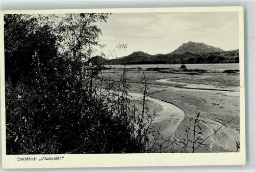 Namibia Landschaft Okahandia WK II Stempel