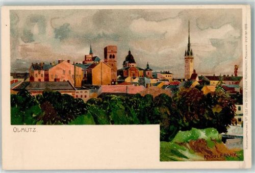 Olomouc Kirche sign. Raoul Frank