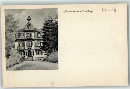 Urach Dr. Klüpfel`s Sanatorium Hochberg