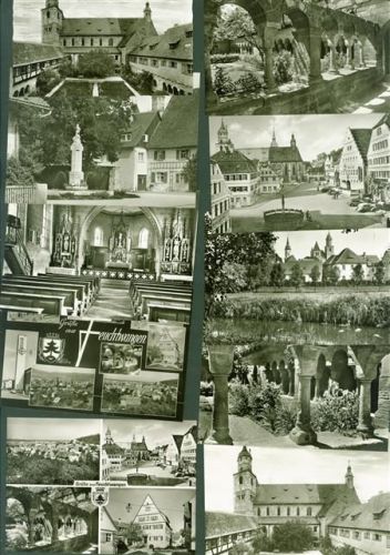 91555 W8805 Feuchtwangen Lot mit 24 AK Original aus dem Archiv des Metzverlages einige mehrfach