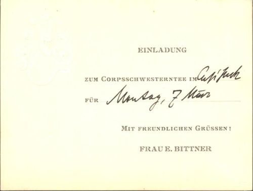 AK mit eingeprägtem Wappen Wappen Prägedruck