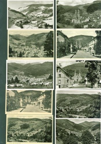 79674 W7868 Todtnau Lot mit 23 AK Originale aus dem Archiv des Metzverlages einige mehrfach