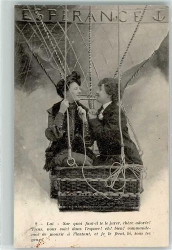 Esperance L`Amour en Ballon Serie Nr. 2 AK