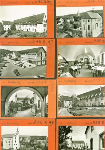 74821 W6950 Neckarelz Lot mit 27 Musterkarten Original aus dem Metzverlag Bestellvorgänge Auflagenzahlen