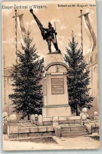 Weyarn Krieger-Denkmal enth. am 27. 08.1899