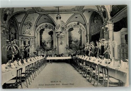 Kreuzberg 1909 Hotel Deutscher Hof Musen Saal Kronleuchter
