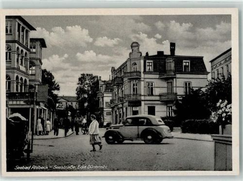 Ahlbeck Seestraße Ecke Dünenstraße Oldtimer