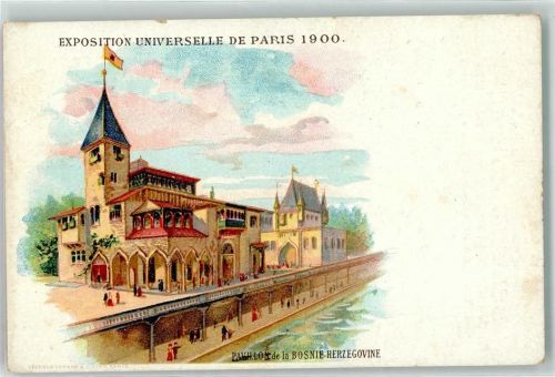 1900 Exposition Universelle de Paris Pavillon de la Bosnie Herzogovine