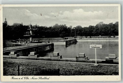 01587 O8400 Riesa - Neues Stadtbad