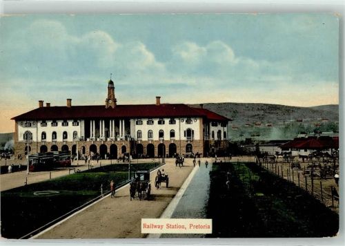 Pretoria Railway Station Tram Straßenbahn Kutsche