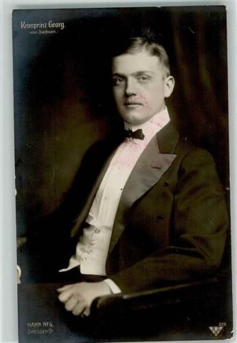 1911 Kronprinz Georg Foto Hahn Nachf. Dresden