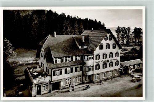Obertal Gasthaus Pension Adler Oldtimer Motorrad