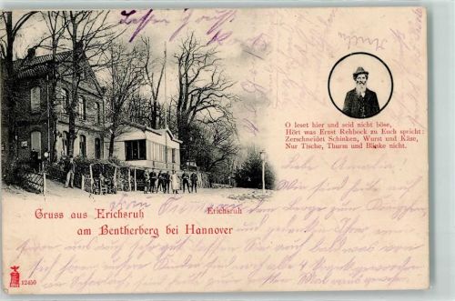 Benthe 1902 Gasthaus Erichsruh Bentheberg Portrait Vater Rehbock