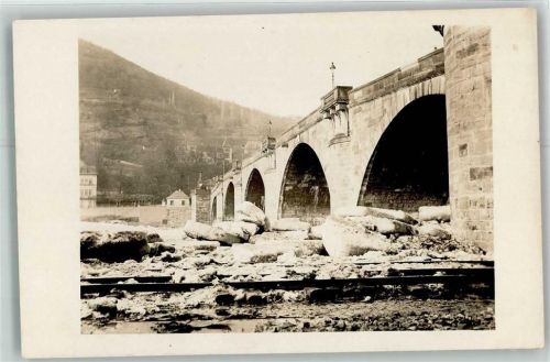 Heidelberg Die alte Brücke Ort lt. Verlag