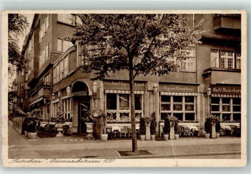 Charlottenburg Cafe Gasthaus Kutschera Konditorei Bismarckstraße 10