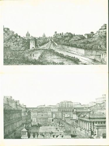 Roma Caracalla-Therme Serien AK