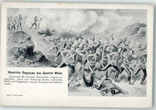Illustrierte Depesche des General White Gefecht Buren