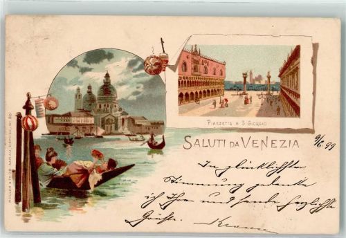 Venezia 1899 Piazza e S. Giorgio