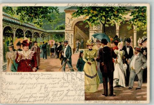 Bad Kissingen 1897 Rakoczy-Brunnen