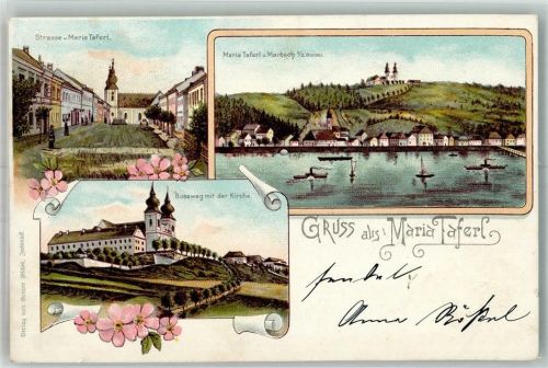 Maria Taferl 1900 Bussweg Kirche