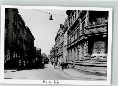 Lysa nad Labem WK II Adolf Hitler Straße Kreis- u. Stadtsparkasse LKW Fahrrad
