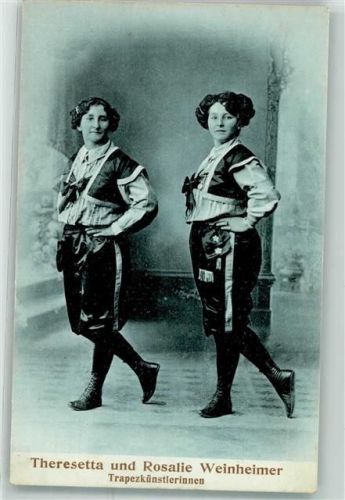 Theresetta und Rosalie Weinheimer Trapez Zirkus