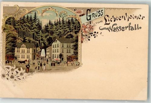 Bad Schandau 1898 Lichtenhainer Wasserfall