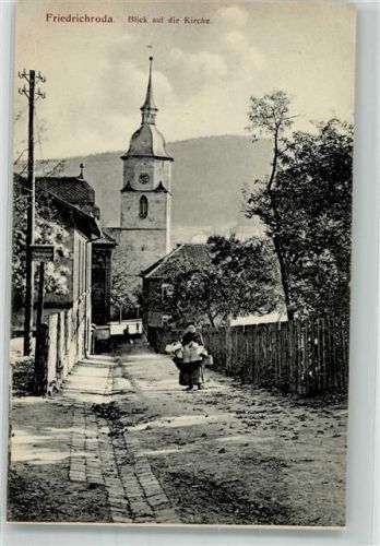 Friedrichroda Blick auf die Kirche