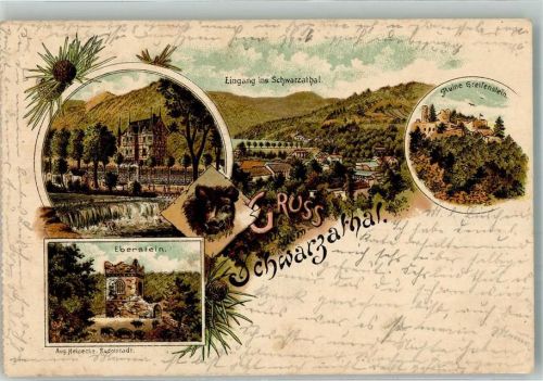 Dittersdorf 1900 Ruine Greifenstein Jagdschloss Eberstein