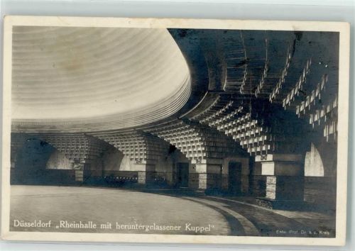 Düsseldorf Architekt Prof. Kreis Rheinhalle Backstein-Expressionismus Grosse Ausstellung